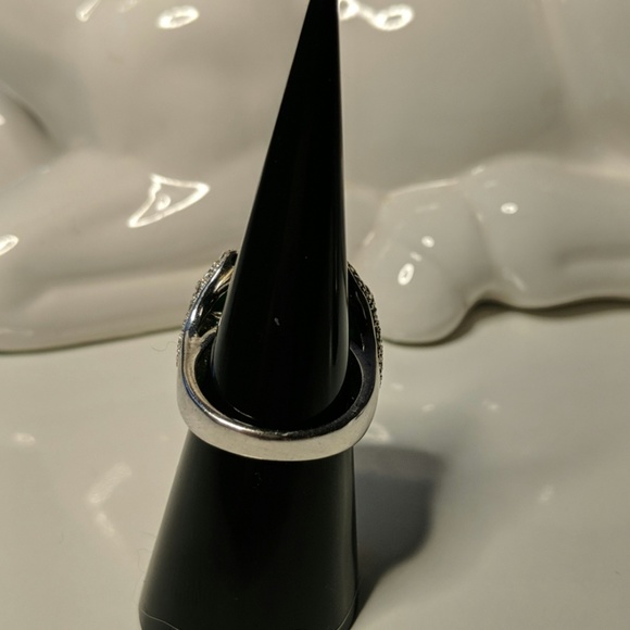 Magic Green Serpentine Statement  Sterling Ring - Picture 3 of 7